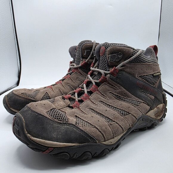 Merrell Accentor 2 Mid Waterproof Mens Size 11 Brown Outdoor Boots Camping Hike - Picture 4 of 13